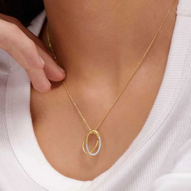 Twinkle Loop Diamond Pendant