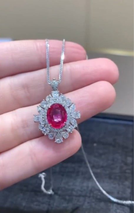 Custom made detachable dual purpose Silver Ring and Pendant with chain