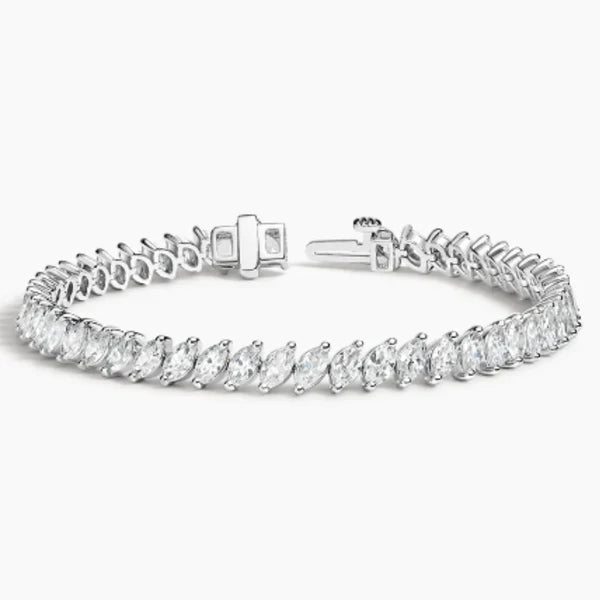 Marquise Moissanite Diamond Tennis Bracelet (16 Cents each)