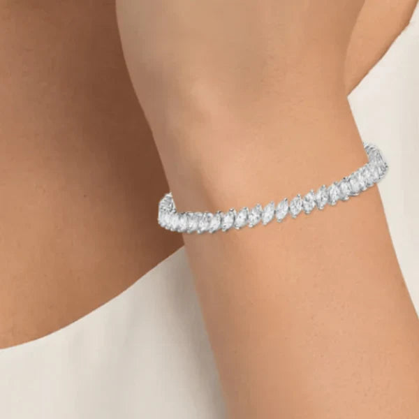 Marquise Moissanite Diamond Tennis Bracelet (16 Cents each)