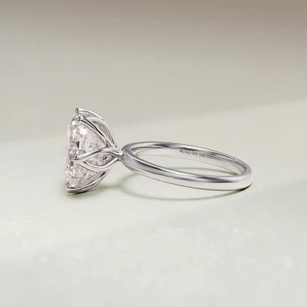 5.9 Ct Portuguese Hidden Gemstone Solitaire Ring