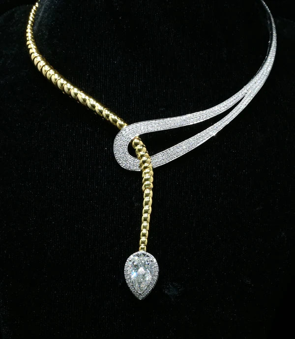 Medusa's Statement 13.2 Carat Tubogas Necklace