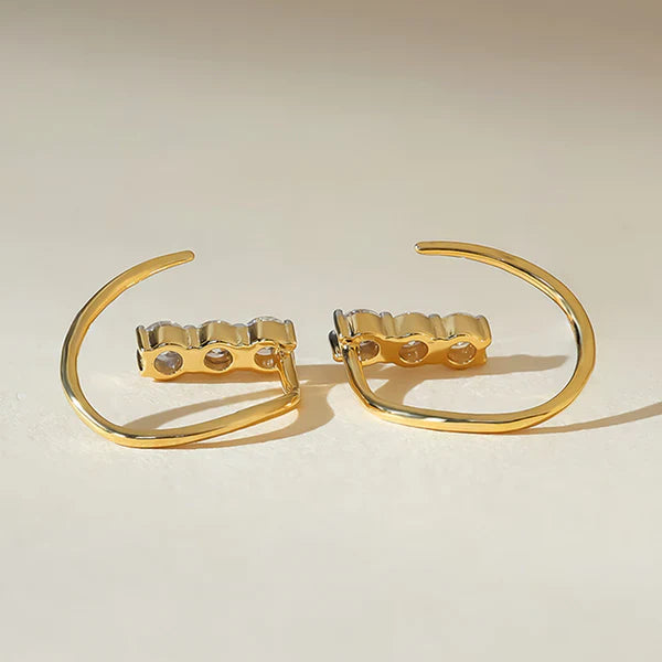 Gyre Illusion Spiral Earrings