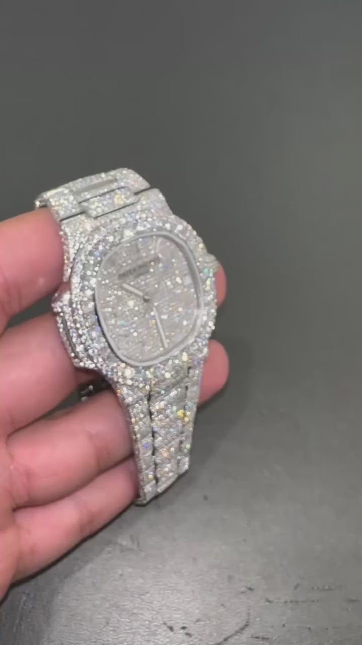 patek philippe White Gold diamond watch 💎🤩